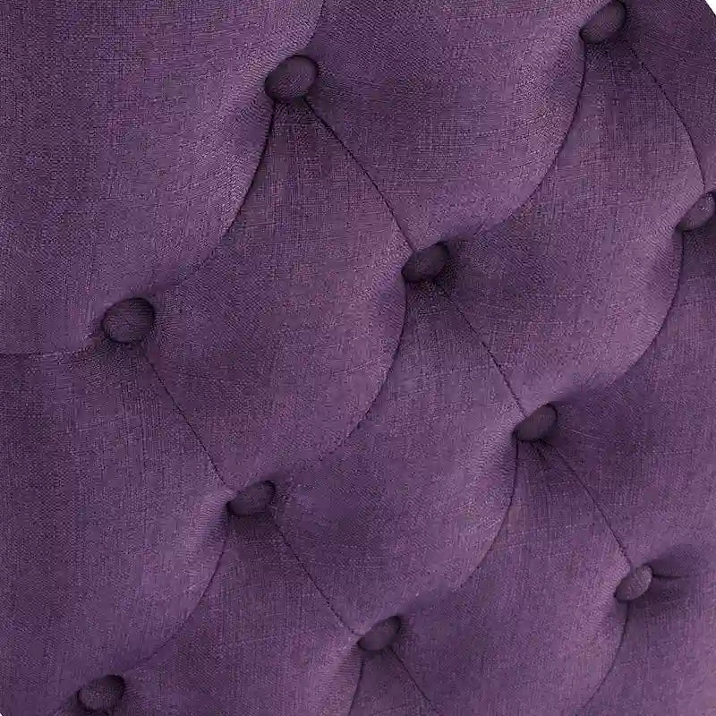 Set tavolo da pranzo rotondo blu/beige/nero/viola, sedie trapuntate, 4 posti