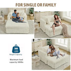 Chaise longue con ottomana in velluto a coste grigio scuro/beige/grigio chiaro, 1 posto