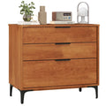 Cassettiera marrone a 3 cassetti | Stile Mid-Century | Per 1