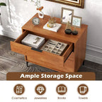 Cassettiera marrone a 3 cassetti | Stile Mid-Century | Per 1