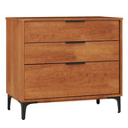 Cassettiera marrone a 3 cassetti | Stile Mid-Century | Per 1