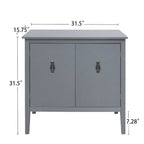 Armadio contenitore a 2 ante grigio / bianco sporco / nero – Stile vintage, utente singolo