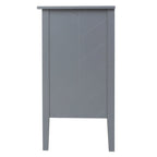 Armadio contenitore a 2 ante grigio / bianco sporco / nero – Stile vintage, utente singolo