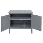 Armadio contenitore a 2 ante grigio / bianco sporco / nero – Stile vintage, utente singolo