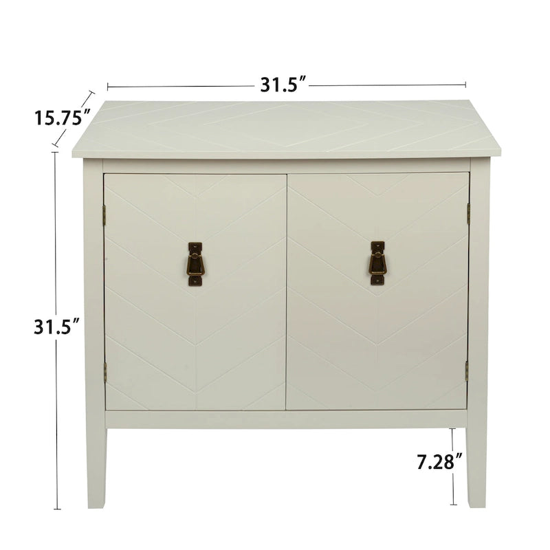 Armadio contenitore a 2 ante grigio / bianco sporco / nero – Stile vintage, utente singolo