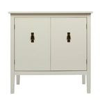 Armadio contenitore a 2 ante grigio / bianco sporco / nero – Stile vintage, utente singolo