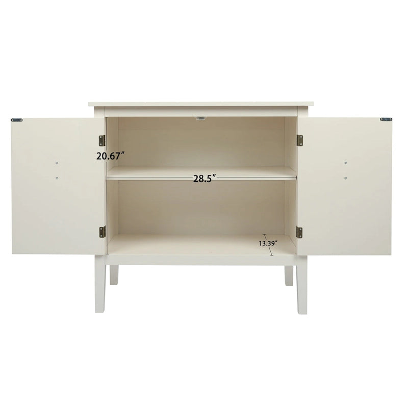 Armadio contenitore a 2 ante grigio / bianco sporco / nero – Stile vintage, utente singolo