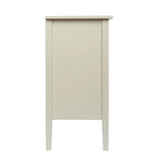 Armadio contenitore a 2 ante grigio / bianco sporco / nero – Stile vintage, utente singolo
