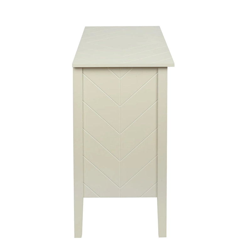 Armadio contenitore a 2 ante grigio / bianco sporco / nero – Stile vintage, utente singolo