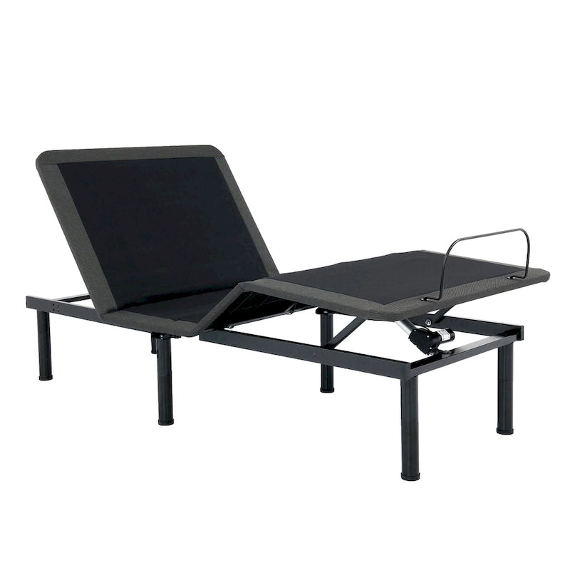 Telaio letto regolabile in acciaio grigio, 1-2 persone (Singolo/Queen/King)