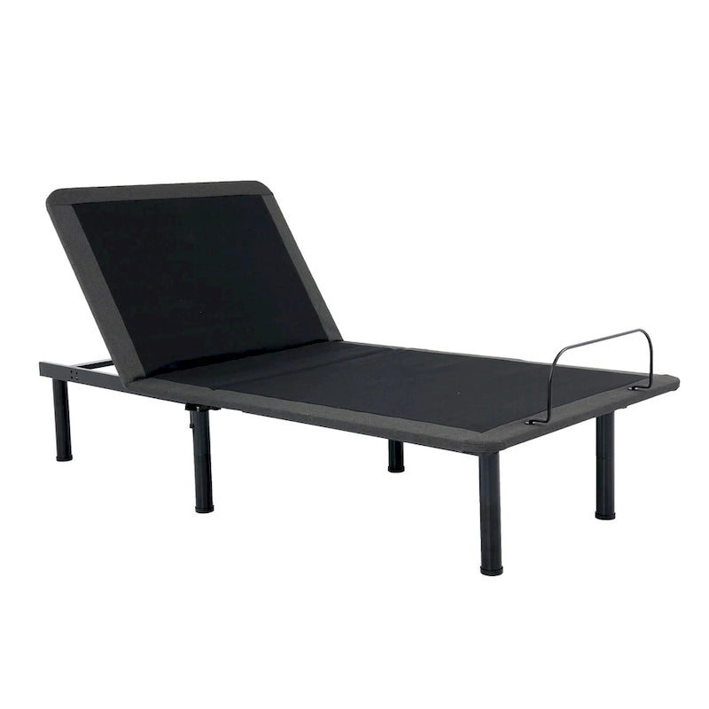 Telaio letto regolabile in acciaio grigio, 1-2 persone (Singolo/Queen/King)