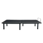 Telaio letto regolabile in acciaio grigio, 1-2 persone (Singolo/Queen/King)