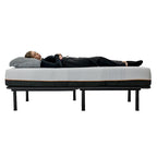Telaio letto regolabile in acciaio grigio, 1-2 persone (Singolo/Queen/King)
