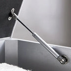 Panca Contenitore X-Base Sollevabile con Finitura a Foglia Argento a Specchio con Filigrana a Diamante, 1 Posto