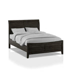Letto in noce con pannelli, stile tradizionale, per 1-2 persone (Queen/King/California King)