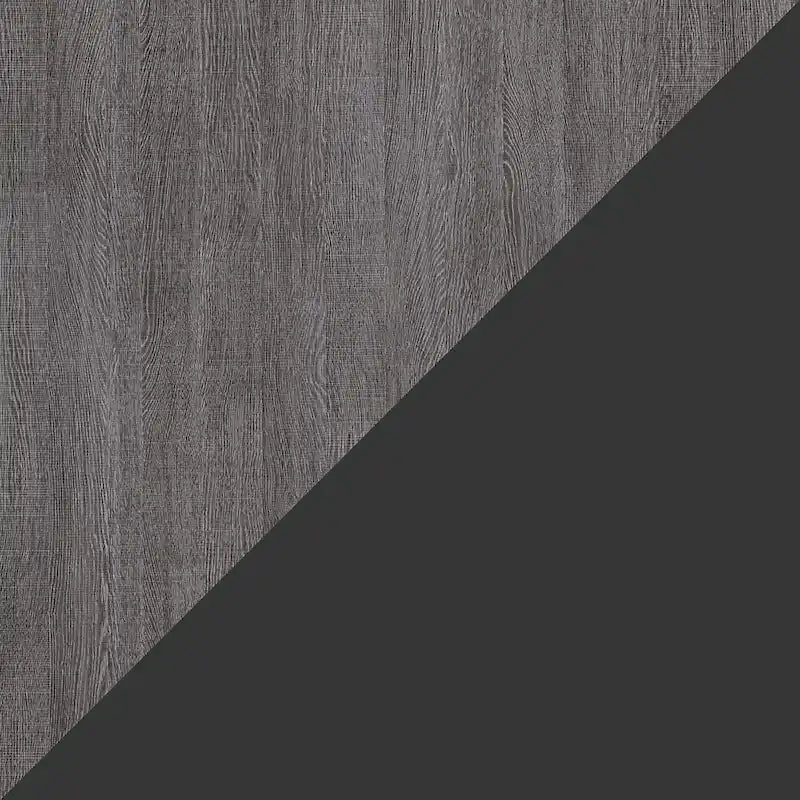 Mobile contenitore alto Bark grigio/bianco con scrivania pieghevole, 1 persona