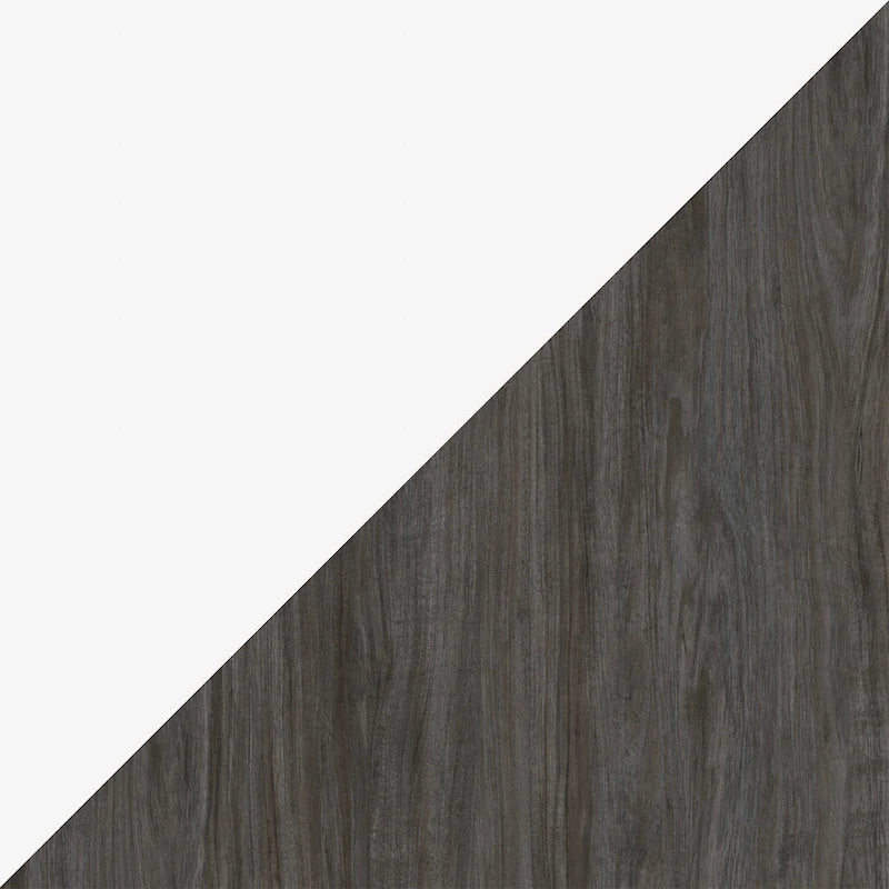 Mobile contenitore alto Bark grigio/bianco con scrivania pieghevole, 1 persona