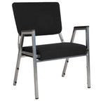 Sedia da ricevimento bariatrica impilabile Nera / Bordeaux / Marrone / Grigia – Tessuto e vinile, 1 persona, 680 kg