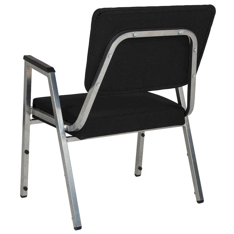 Sedia da ricevimento bariatrica impilabile Nera / Bordeaux / Marrone / Grigia – Tessuto e vinile, 1 persona, 680 kg