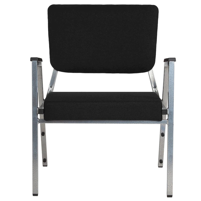 Sedia da ricevimento bariatrica impilabile Nera / Bordeaux / Marrone / Grigia – Tessuto e vinile, 1 persona, 680 kg