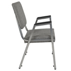 Sedia da ricevimento bariatrica impilabile Nera / Bordeaux / Marrone / Grigia – Tessuto e vinile, 1 persona, 680 kg