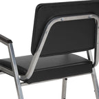 Sedia da ricevimento bariatrica impilabile Nera / Bordeaux / Marrone / Grigia – Tessuto e vinile, 1 persona, 680 kg