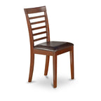 Set sala da pranzo in mogano da 6 pezzi – Tavolo rettangolare, 4 sedie e panca (6 posti)