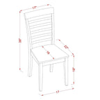 Set sala da pranzo in mogano da 6 pezzi – Tavolo rettangolare, 4 sedie e panca (6 posti)