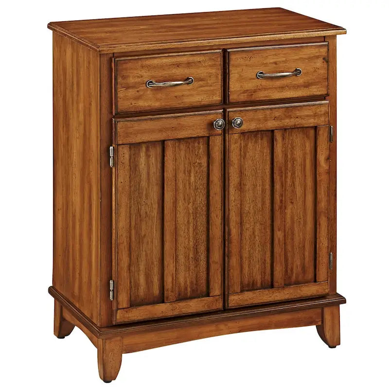 Credenza a buffet in rovere con 2 cassetti e ante – Singola