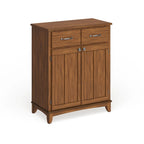Credenza a buffet in rovere con 2 cassetti e ante – Singola
