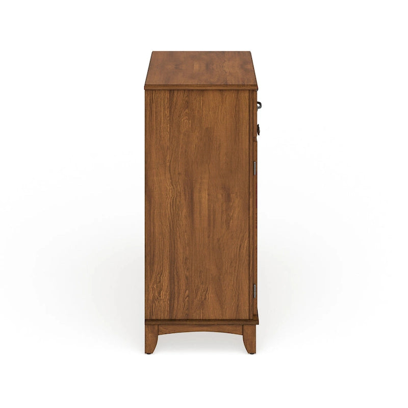 Credenza a buffet in rovere con 2 cassetti e ante – Singola