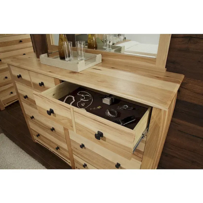 Noce Americano Naturale / Contemporaneo / Set Camera da Letto King (5 pezzi, per 2 persone)
