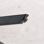 Tavolo da pranzo rotondo con base a piedistallo, in marrone/nero/bianco/marmo bianco, per 4-6 persone, stile metà secolo
