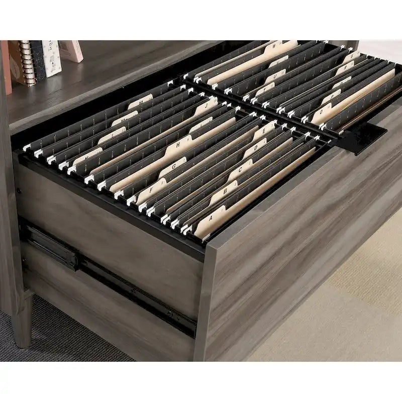 Credenza porta TV a 2 ante con spazio di archiviazione | Jet Acacia / Acero Naturale | Adatta a 1 TV fino a 46"