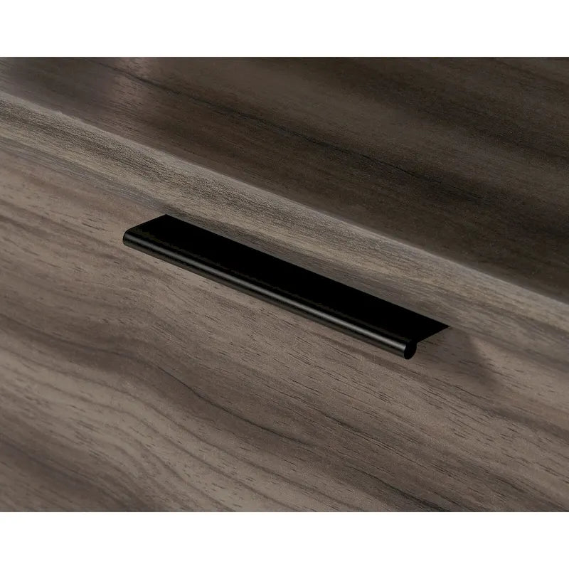 Credenza porta TV a 2 ante con spazio di archiviazione | Jet Acacia / Acero Naturale | Adatta a 1 TV fino a 46"