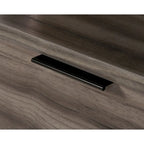 Credenza porta TV a 2 ante con spazio di archiviazione | Jet Acacia / Acero Naturale | Adatta a 1 TV fino a 46"