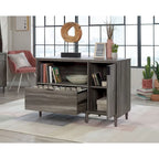 Credenza porta TV a 2 ante con spazio di archiviazione | Jet Acacia / Acero Naturale | Adatta a 1 TV fino a 46"