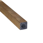Panca da pranzo in legno Chevron naturale/grigio, 1–2 posti, 112 cm