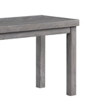 Panca da pranzo in legno Chevron naturale/grigio, 1–2 posti, 112 cm