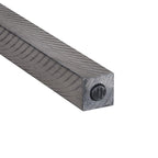 Panca da pranzo in legno Chevron naturale/grigio, 1–2 posti, 112 cm
