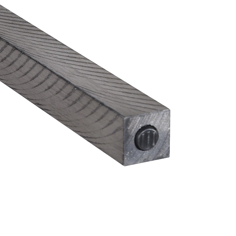 Panca da pranzo in legno Chevron naturale/grigio, 1–2 posti, 112 cm
