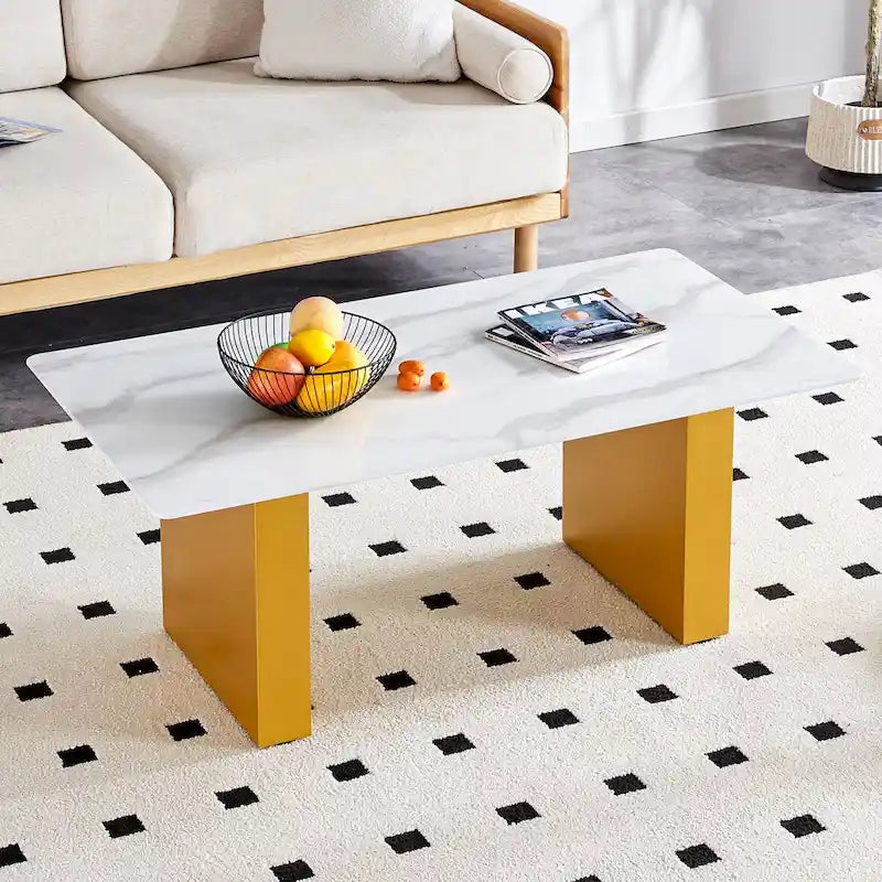 Tavolo con piano in vetro temperato color argento/oro e base a colonna in MDF, 4-6 posti a sedere, stile minimalista