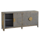 Credenza Grigio Freddo Sun Ray, Mobile Contenitore a 2 Ante