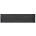 Console con 2 Cassetti e 1 Ripiano – Blu Scuro / Nero / Marrone Antico