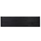 Console con 2 Cassetti e 1 Ripiano – Blu Scuro / Nero / Marrone Antico