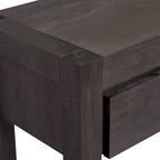 Console con 2 Cassetti e 1 Ripiano – Blu Scuro / Nero / Marrone Antico