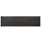 Console con 2 Cassetti e 1 Ripiano – Blu Scuro / Nero / Marrone Antico